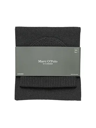 MARC O'POLO | Ensemble 2 pièces bonnet et écharpe | grau